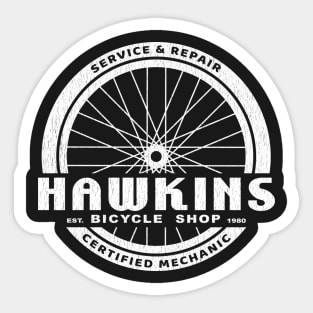 Hawkins Bicycle Shop Sticker